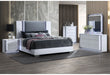 Ylime Smooth White Dresser with LED