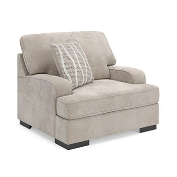 High Profile Chair & Ottoman Living Room Set