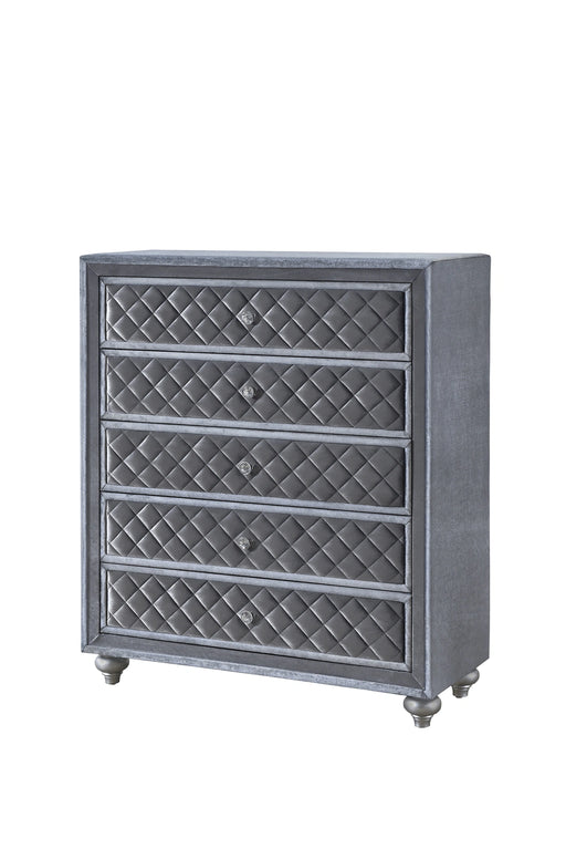 Crown Mark Furniture Voltare Chest in Dark Grey image