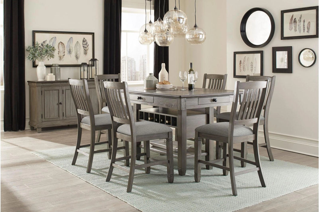 Granby Server in Coffee and Antique Gray 5627GY-40 - Home Furniture And More (Brentwood, MD)