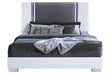Ylime Smooth White King Bed Group Fully Slatted