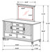 Franco Dresser with Mirror - Home Furniture And More (Brentwood, MD)