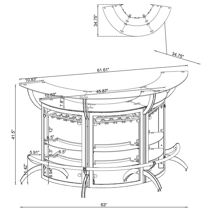 Dallas Home Bar - Home Furniture And More (Brentwood, MD)