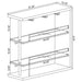 Prescott Bar Shelf - Home Furniture And More (Brentwood, MD)