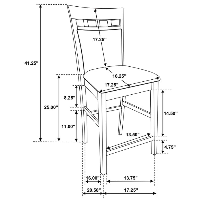 Gabriel Counter Chair - Home Furniture And More (Brentwood, MD)