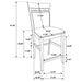 Gabriel Counter Chair - Home Furniture And More (Brentwood, MD)