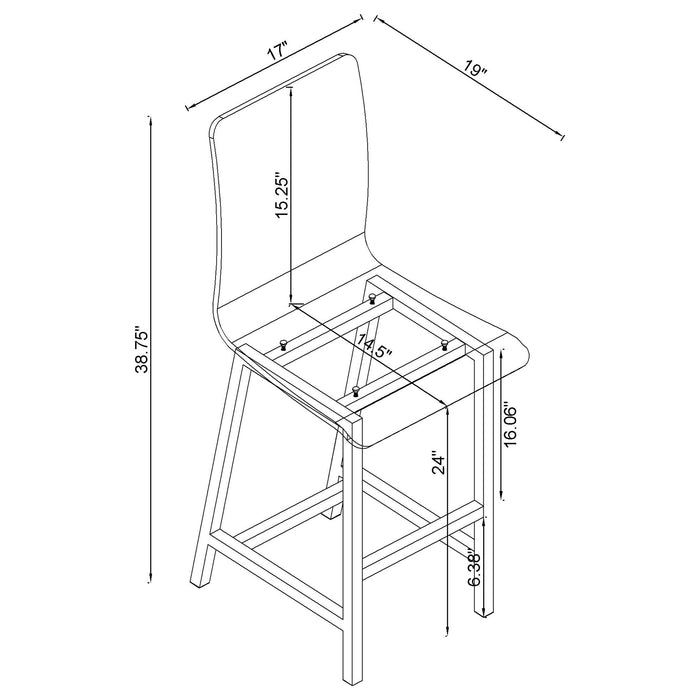 Juelia Counter Chair - Home Furniture And More (Brentwood, MD)