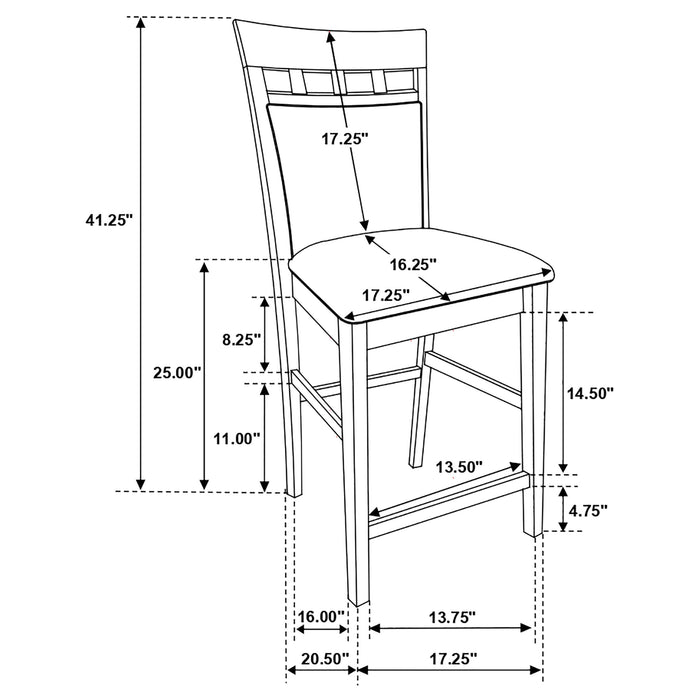 Gabriel Counter Height Dining Set - Home Furniture And More (Brentwood, MD)