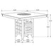 Gabriel Counter Height Dining Set - Home Furniture And More (Brentwood, MD)