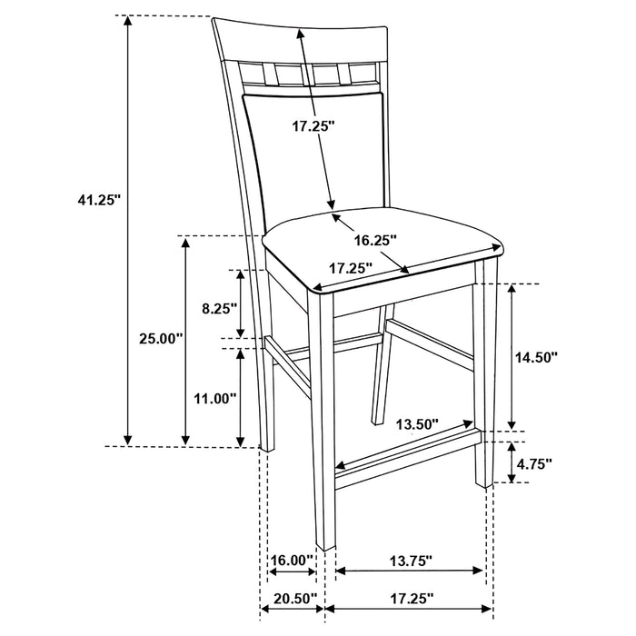 Gabriel Counter Height Dining Set - Home Furniture And More (Brentwood, MD)