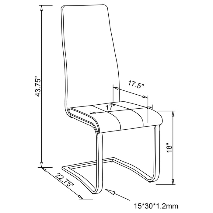 Montclair Side Chairs - Home Furniture And More (Brentwood, MD)