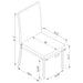 Garza Dining Side Chair - Home Furniture And More (Brentwood, MD)