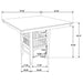 Jaden Counter Height Dining Set - Home Furniture And More (Brentwood, MD)
