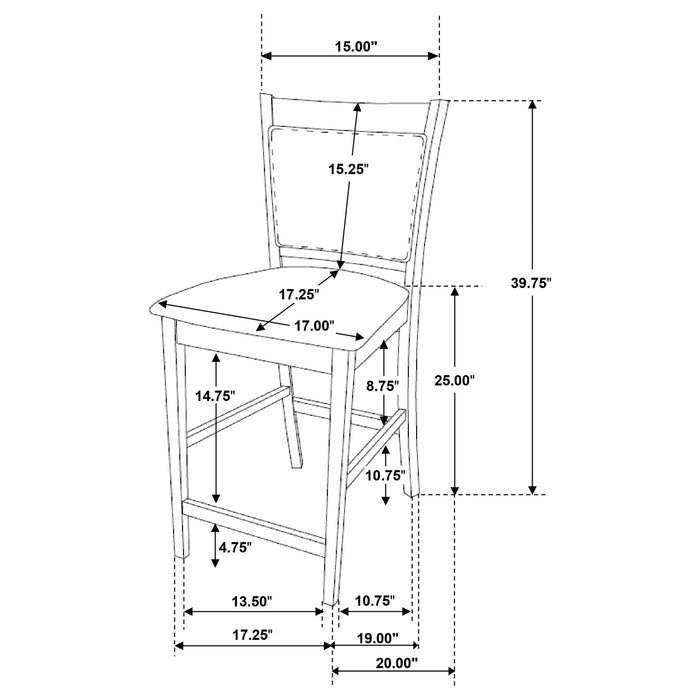 Jaden Counter Height Dining Set - Home Furniture And More (Brentwood, MD)