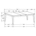 Louise Extension Dining Table - Home Furniture And More (Brentwood, MD)