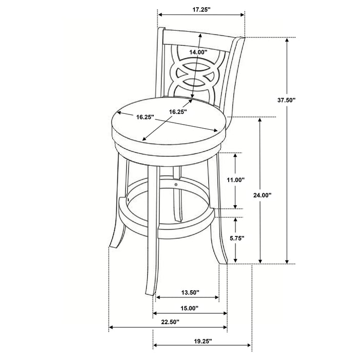 Calecita Swivel Counter Chair - Home Furniture And More (Brentwood, MD)