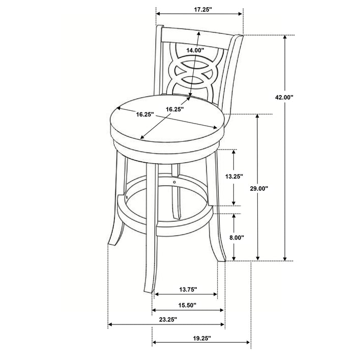Calecita Swivel Bar Chair - Home Furniture And More (Brentwood, MD)