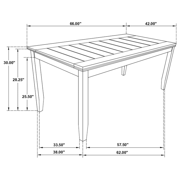 Dalila Dining Table - Home Furniture And More (Brentwood, MD)
