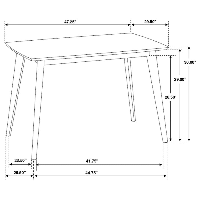 Kersey Dining Table - Home Furniture And More (Brentwood, MD)