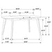 Jedda Extension Dining Table - Home Furniture And More (Brentwood, MD)