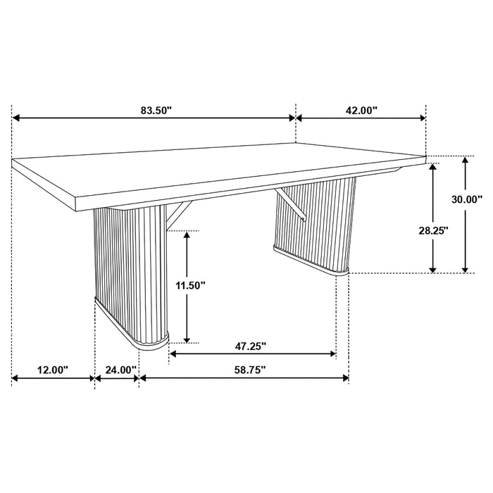 Catherine Dining Set - Home Furniture And More (Brentwood, MD)