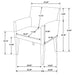 Catherine Dining Arm Chair - Home Furniture And More (Brentwood, MD)