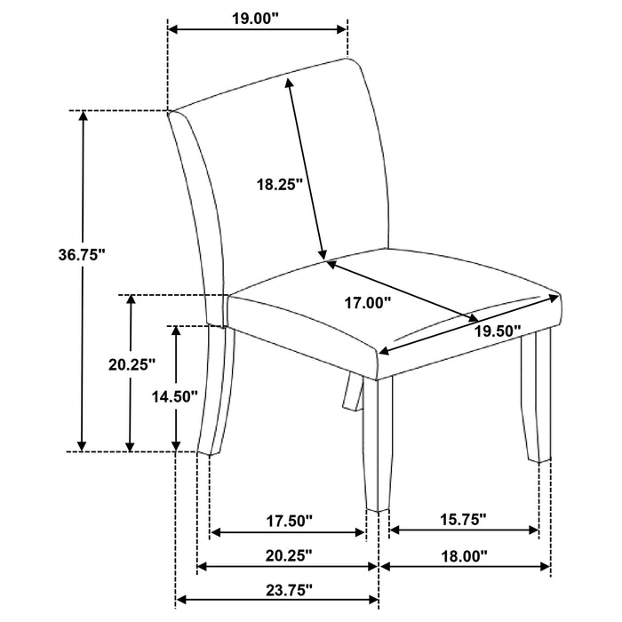 Cantley Dining Side Chair - Home Furniture And More (Brentwood, MD)