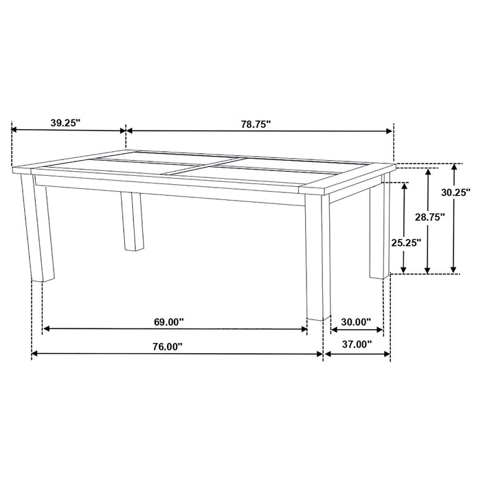 Coleman Dining Table - Home Furniture And More (Brentwood, MD)