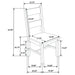 Coleman Dining Side Chair - Home Furniture And More (Brentwood, MD)