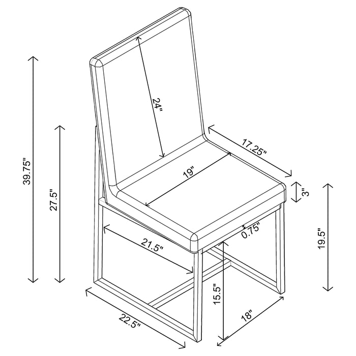 Mackinnon Dining Side Chair - Home Furniture And More (Brentwood, MD)