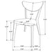 Alfredo Dining Side Chair - Home Furniture And More (Brentwood, MD)