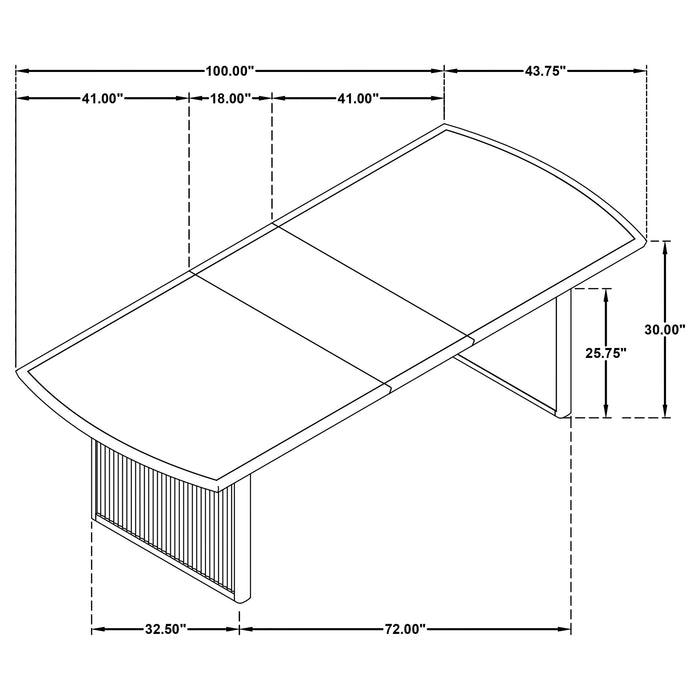 Brookmead Extension Dining Table - Home Furniture And More (Brentwood, MD)