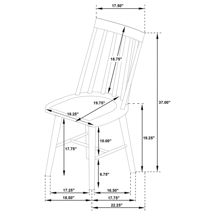 Middleton Side Chairs - Home Furniture And More (Brentwood, MD)