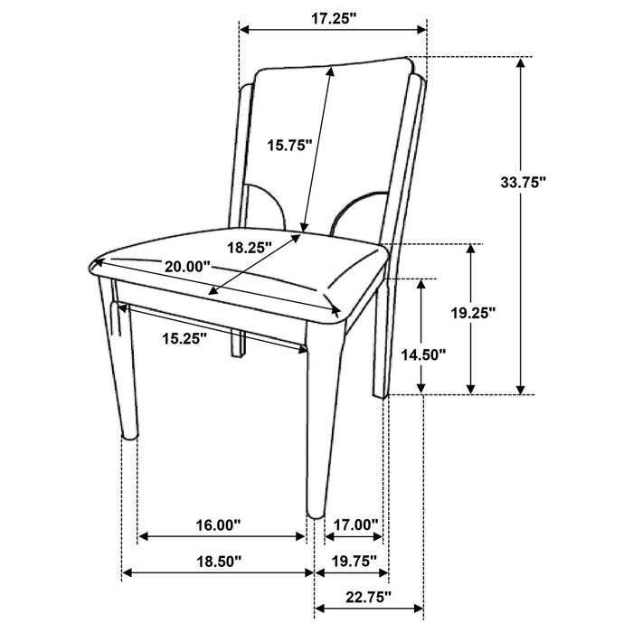 Crestmore Dining Side Chair - Home Furniture And More (Brentwood, MD)