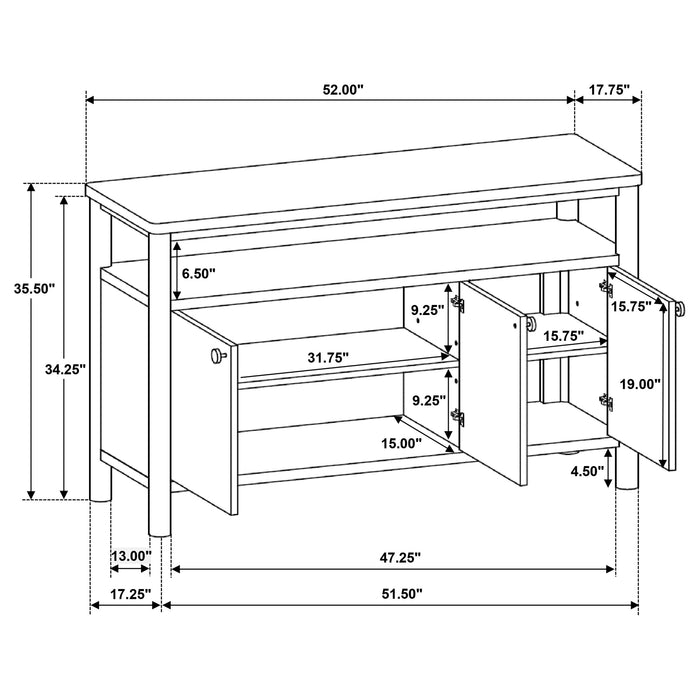 Crestmore Sideboard - Home Furniture And More (Brentwood, MD)