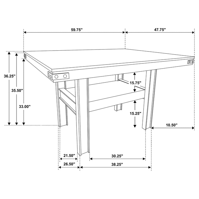 Patterson Counter Height Dining Set - Home Furniture And More (Brentwood, MD)