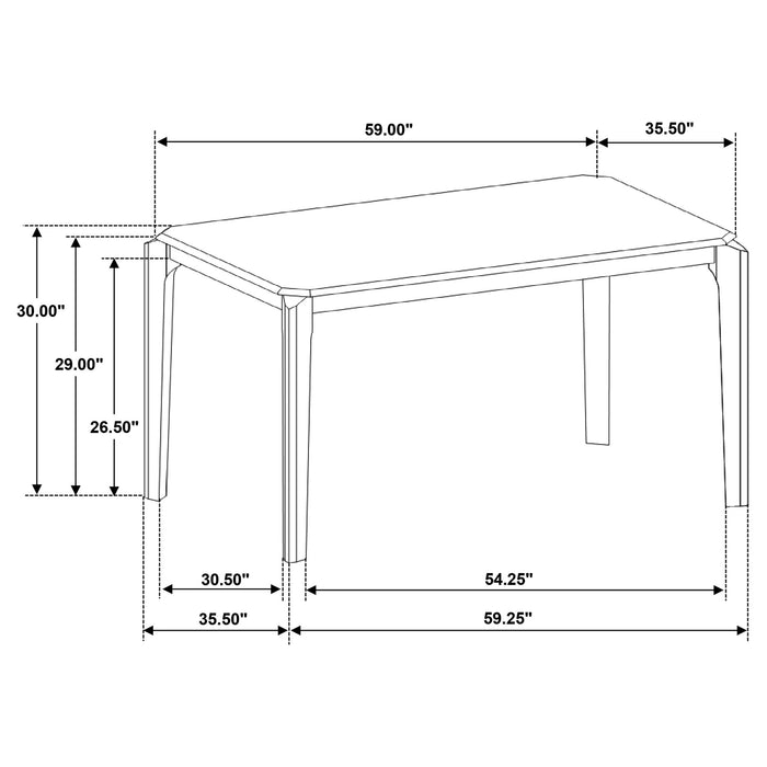 Almonte Dining Set - Home Furniture And More (Brentwood, MD)