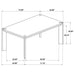 Bruner Dining Table - Home Furniture And More (Brentwood, MD)