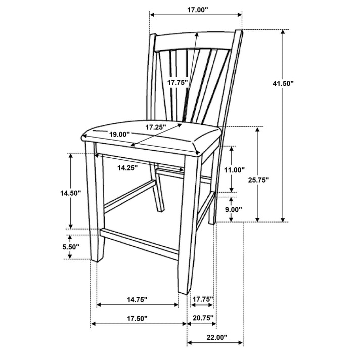 Canfield Counter Height Dining Set - Home Furniture And More (Brentwood, MD)
