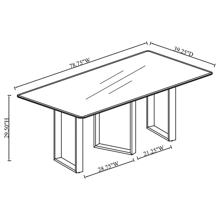 Desden Dining Table - Home Furniture And More (Brentwood, MD)