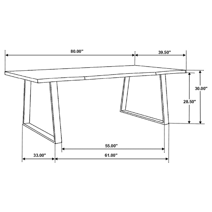 Ditman Dining Table - Home Furniture And More (Brentwood, MD)