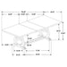 Brockway Extension Dining Table - Home Furniture And More (Brentwood, MD)
