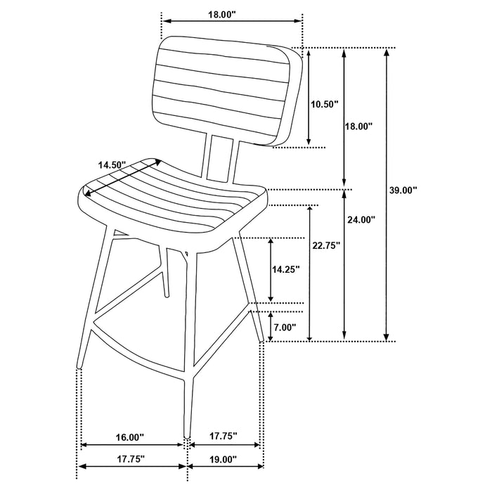 Partridge Counter Chair - Home Furniture And More (Brentwood, MD)