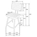 Partridge Counter Chair - Home Furniture And More (Brentwood, MD)