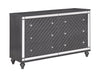 Crown Mark Refino 6 Drawers Dresser in Gray image
