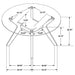 Paxton Dining Tables - Home Furniture And More (Brentwood, MD)