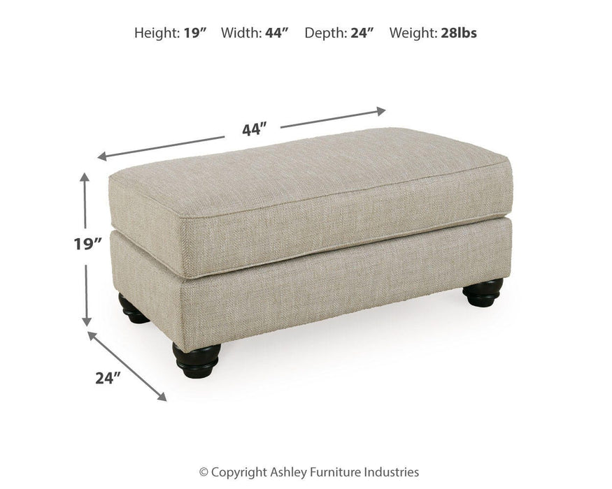Asanti Ottoman - Home Furniture And More (Brentwood, MD)