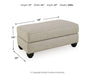 Asanti Ottoman - Home Furniture And More (Brentwood, MD)