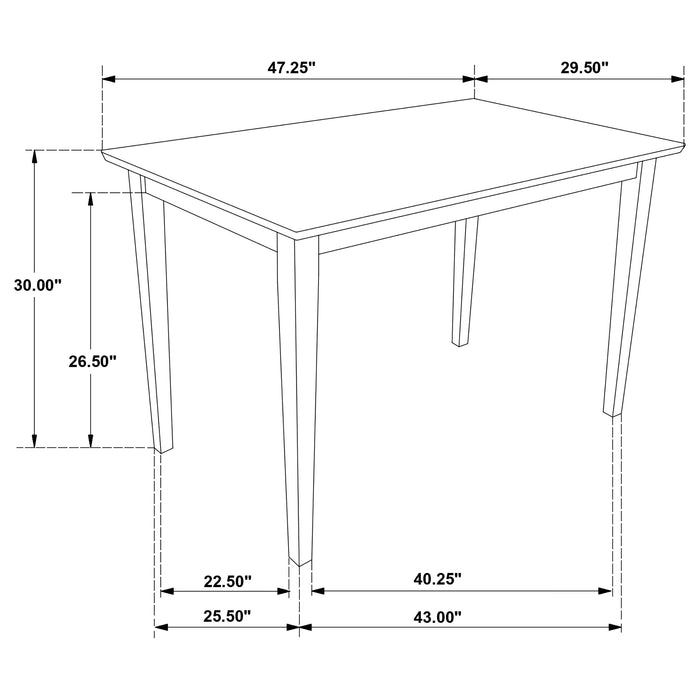 Gomez Dining Set - Home Furniture And More (Brentwood, MD)