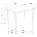 Gomez Dining Set - Home Furniture And More (Brentwood, MD)